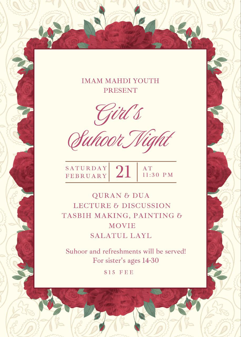Sisters Suhoor Night